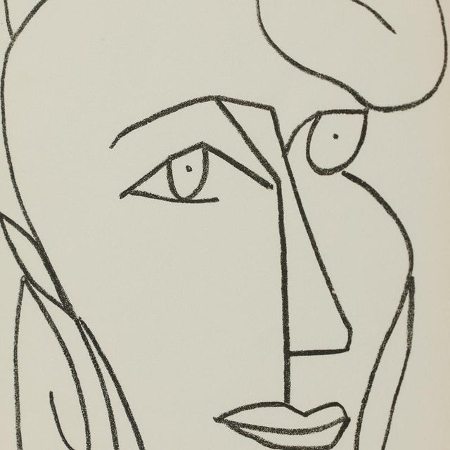 Françoise Gilot, Portrait of a Woman, 1951, Lithograph, Framed For Sale - Image 14 of 18
