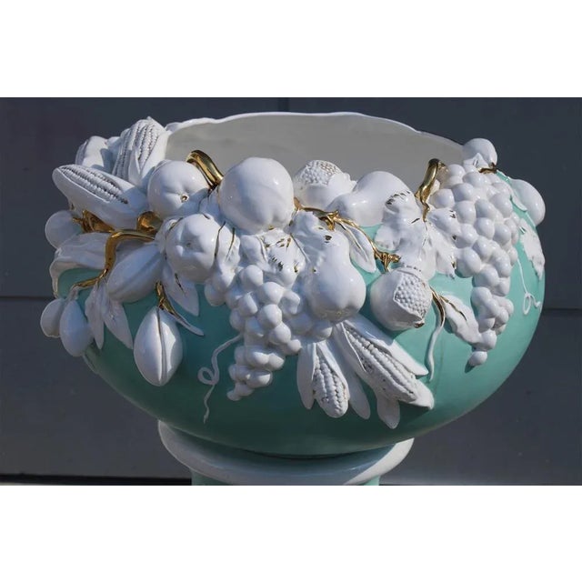 Ceramic Column in Enameled Ceramic by Tommaso Barbi, Italy, 1970s For Sale - Image 7 of 10