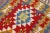 1970s 1970s Southwestern Style Geometric Design Handmade Red Oushak Accent Kilim Rug For Sale - Image 5 of 11
