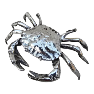 Vintage Silver Plated Crab Vessel