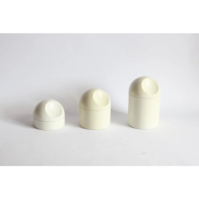 Space Age Storage Containers by Makio Hasuike for Gedy, Italy, 1960s, Set of 3 For Sale - Image 13 of 13
