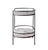 Matthew Izzo Home Two Tiers of Marble Shelves Black Iron Frame. Lenox Bar Table For Sale - Image 4 of 5