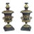 English Regency Bronze & Ormolu Pineapple Topped Urns With Reversible Candlestick Tops For Sale