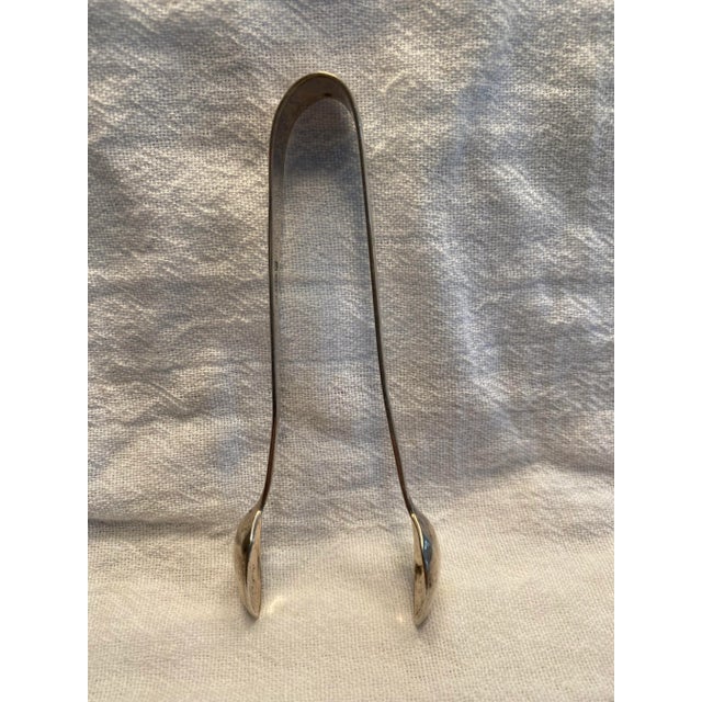 Late 19th Century Antique Silver Plate Sugar Nips / Tongs Made in England For Sale - Image 5 of 8