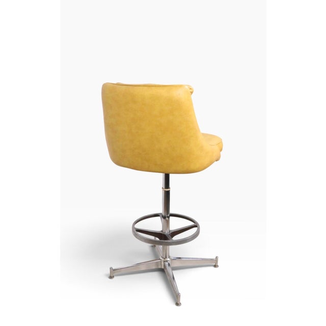 Daystrom Set of Four Swivel Bar Stools by Daystrom C. 1979 For Sale - Image 4 of 14