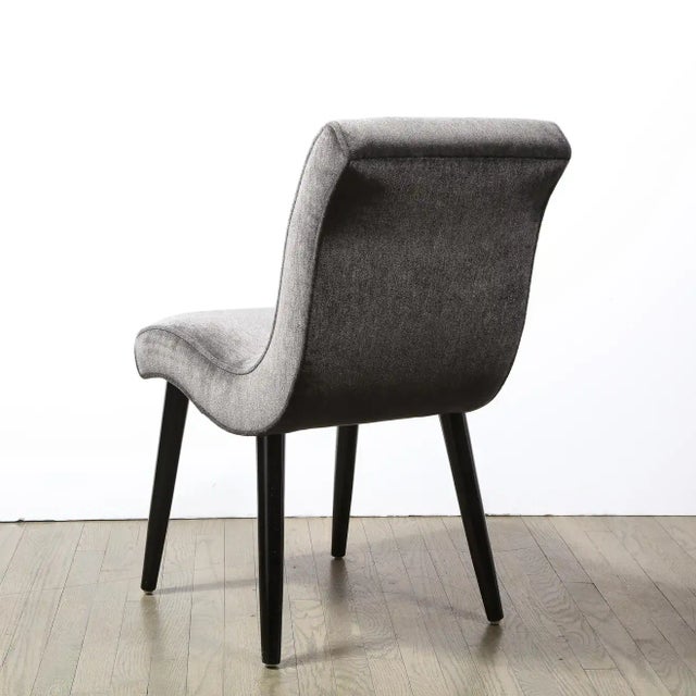 Art Deco Button Back Mohair Chair by Russel Wright for Conant Ball Company For Sale - Image 10 of 13