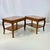 Chestnut 1950s Vintage Bassett French Provincial Maple 2-Tier Side Tables - A Pair. For Sale - Image 8 of 12