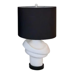 Currey & Co. Modern White Farina Table Lamp