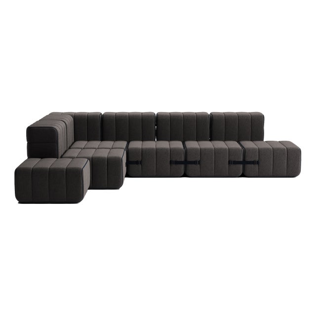 Flexible Large Corner Sofa from Ambivalenz, Set of 12 For Sale