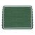 Handmade Cotton Flat Weave Area Rug, Forest Green and Teal Blue Scalloped Dhurrie - 9'x12' For Sale