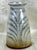 Signed Fp Studio Pottery Vase Iridescent Glaze Carved 7” For Sale - Image 10 of 12