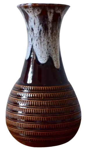 Brutalist Flowing Vase from Jasba, 1960s