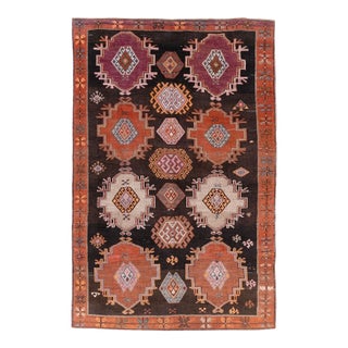 Galerie Shabab Collection Mid-20th Century Handmade Turkish Anatolian Small Tribal Room Size Carpet For Sale