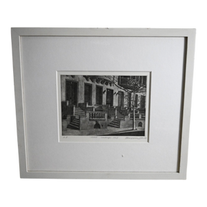 Kim Seung Yeon "Street Landscape" Signed Mezzotint - Artist Proof (1989) - Korean Contemporary