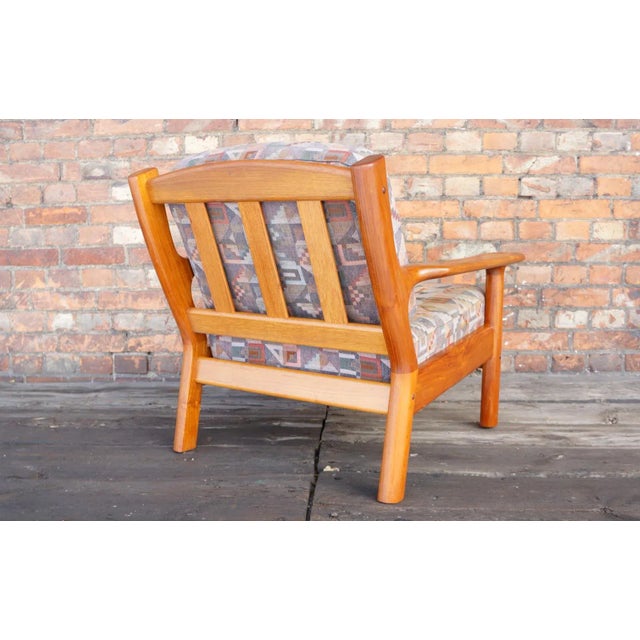 Vintage Danish Teak Lounge Chair, 1970s, in Flawless conditions. Designed 1970 to 1979