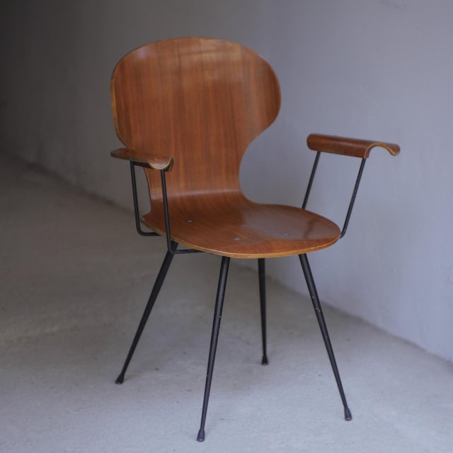 Vintage Armchair by Carlo Ratti, 1950s For Sale - Image 3 of 17