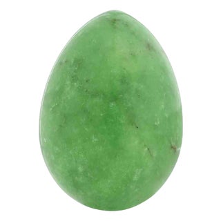 Vintage Green Marble Paperweight, 1970s For Sale