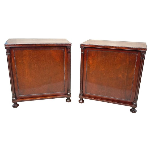 Small Regency Mahogany Side Cupboards, 1820, Set of 2 For Sale - Image 14 of 15