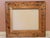Blue 1976 Signed Winter Mountain Landscape Painting in Rustic Wood Frame For Sale - Image 8 of 11