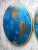 Metal Large Mid-Century Austrian World Map Wall Globe, 1950s For Sale - Image 7 of 11