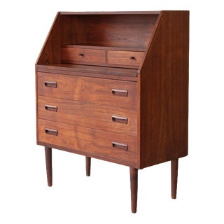 Vintage Danish Secretaire in Teak, 1960s For Sale