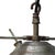 Green Converted Nickel-Plated Brass and Glass Double Oil Pendant Lamp, 1890s For Sale - Image 8 of 10