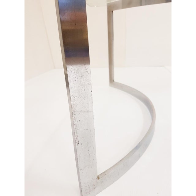 Glass Square Coffee Table by Henry Neuman for Pace Collection, 1970s For Sale - Image 7 of 10