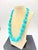 1970s Hand-Fabricated Sterling and Turquoise Nugget Necklace W/ Mosaic Inlay Clasp For Sale - Image 4 of 16