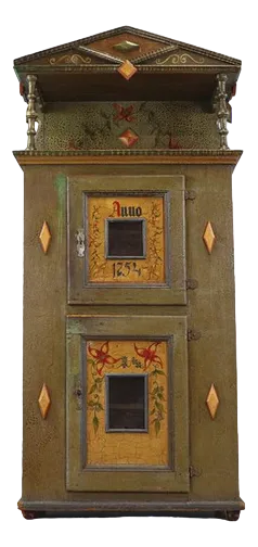 Folk Art Cupboard