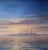 Sunset in Venice San Giorgio seen from San Biagio is an original oil on canvas realized in 2018 by the Italian artist...
