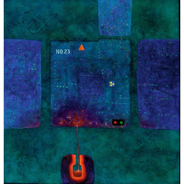 "Meltdown in No. 23" by Duane Albert Armstrong (American, b. 1938). A large scale abstract finished with a high gloss...