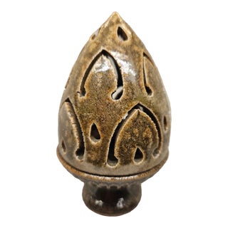 Artisan Pottery Cone Incense Burner For Sale