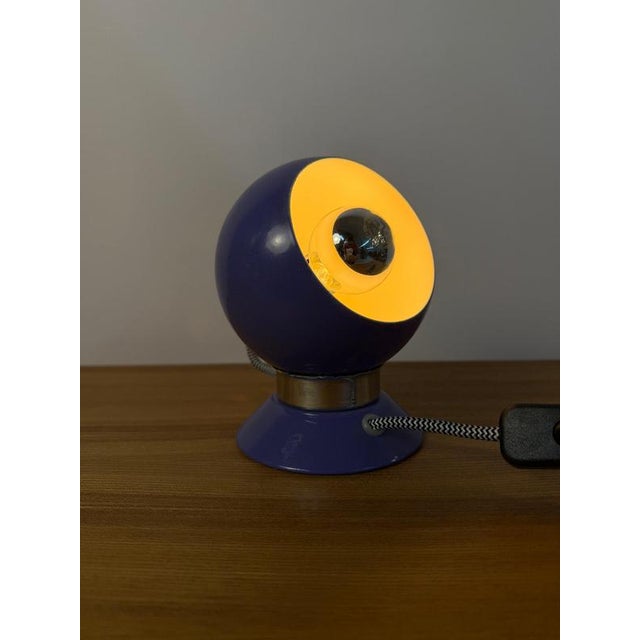 Purple Globe Lamp for Table by Abo Randers For Sale - Image 3 of 11