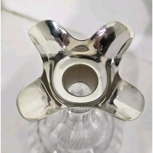 Antique Art Deco Glass Spirit Decanter from Walker & Hall, Sheffield, 1924 For Sale - Image 9 of 18