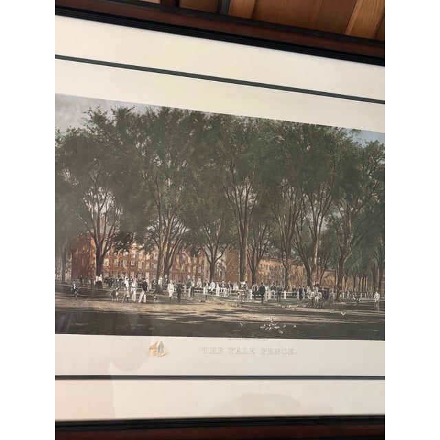 Beige Set of Prints Entitled “The Yale Fence” 1891 For Sale - Image 8 of 12