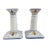 This is a charming pair of hand-painted ceramic candlesticks produced for Tiffany & Co. by Tivoli. These are hand made in...