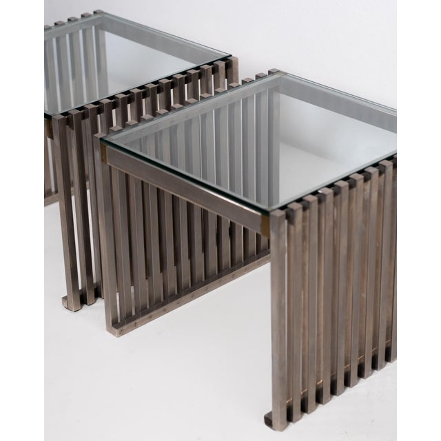 Glass Coffee Tables, Set of 2 For Sale - Image 4 of 8
