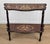Vintage Italian Rococo Marquetry Fruitwood Console Hall Table For Sale - Image 4 of 12