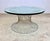 Mid Century Modern Knoll / Warren Platner Style Chrome Wire & Glass Round Coffee Table For Sale - Image 12 of 12