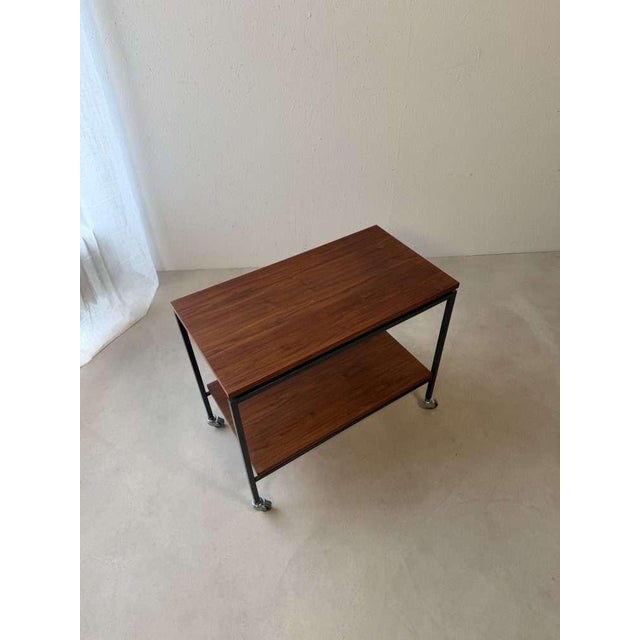 Stiemsma Trolley in Teak and Steel, 1960s For Sale - Image 6 of 9