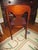 Wood Mid 19th Century Antique Empire Flame Mahogany Accent Chair With Needlepoint Seat For Sale - Image 7 of 8
