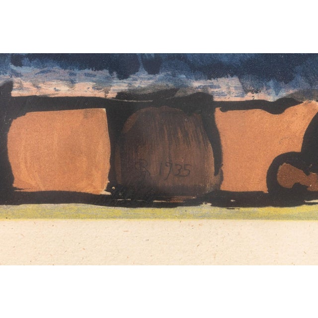 Late 20th Century Georges Rouault Madame Louison 1935 Etching Color Aquatint Signed in Plate For Sale - Image 5 of 6
