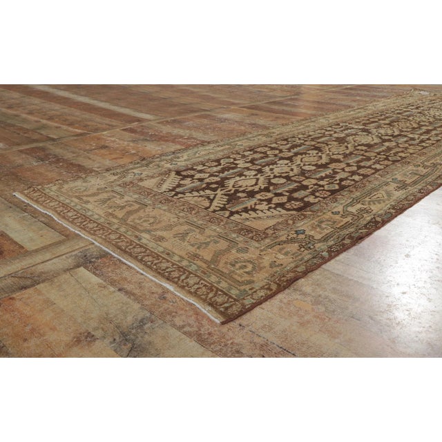 Antique Persian Malayer Rug Runner - 03'09 X 12'08 For Sale In Dallas - Image 6 of 9