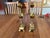 Pair of Vintage Brass Candleholders-Asian For Sale In New York - Image 6 of 8