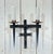 1950s Vintage Wall Sconces in Wrought Iron, 1950s, Set of 2 For Sale - Image 5 of 9
