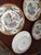 Set of Four 9” Rose Canton Vintage HandPainted Chinese Porcelain Plates - Millefleur, Floral For Sale In Austin - Image 6 of 7
