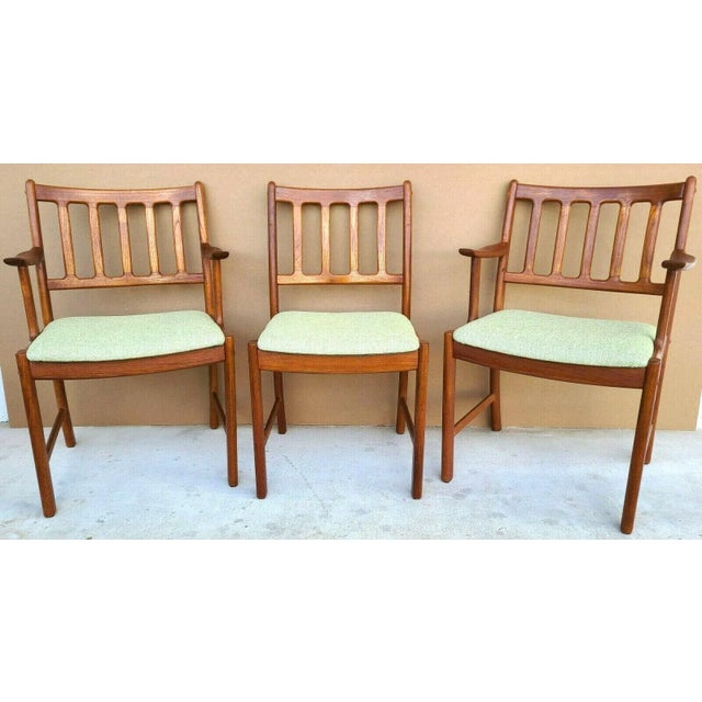 Uldum Møbelfabrik Johannes Andersen Teak Dining Chairs for Uldum Møbelfabrik - Set of 4 For Sale - Image 4 of 13