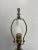 Stiffel Vintage Stiffel Solid Brass Table Lamp Antique Finish W/ Original Shade Working For Sale - Image 4 of 12