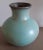 Vintage Turquoise Glazed Ceramic Vase, 1970s For Sale - Image 6 of 6
