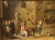 Antique Oil on Canvas Painting, Interior of an Inn With Dancing Peasants, 18th C For Sale - Image 12 of 12